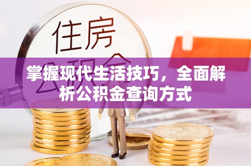丽江掌握现代生活技巧，全面解析公积金查询方式