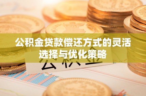 丽江公积金贷款偿还方式的灵活选择与优化策略