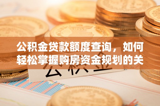 丽江公积金贷款额度查询，如何轻松掌握购房资金规划的关键