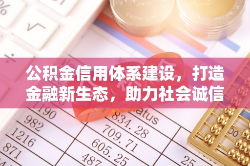 丽江公积金信用体系建设，打造金融新生态，助力社会诚信发展