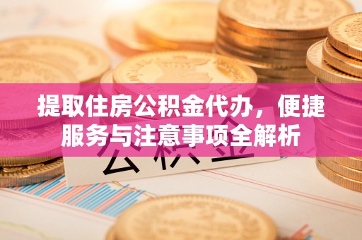 丽江提取住房公积金代办，便捷服务与注意事项全解析