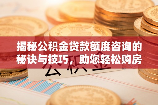 丽江揭秘公积金贷款额度咨询的秘诀与技巧，助您轻松购房！