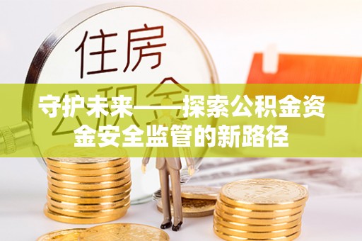 丽江守护未来——探索公积金资金安全监管的新路径