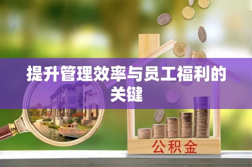 丽江提升管理效率与员工福利的关键