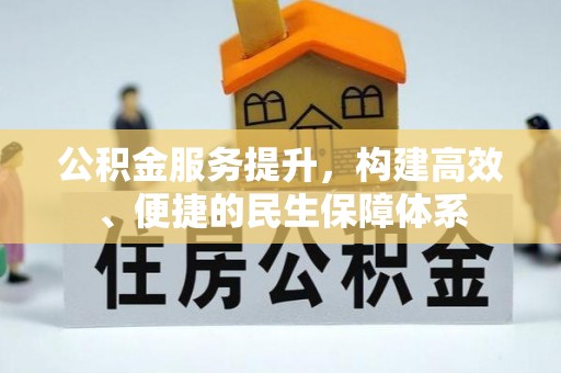 丽江公积金服务提升，构建高效、便捷的民生保障体系