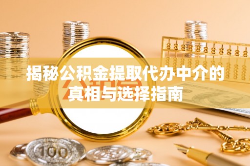 丽江揭秘公积金提取代办中介的真相与选择指南