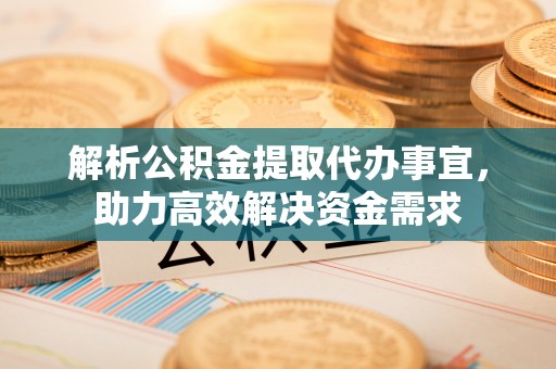 丽江解析公积金提取代办事宜，助力高效解决资金需求