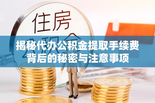 丽江揭秘代办公积金提取手续费背后的秘密与注意事项